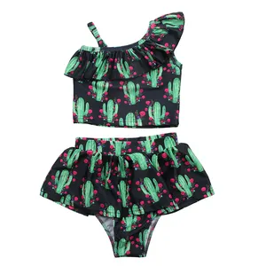 OEM Swimsuit Vendor Floral Print Kids Bathing Suits Girl New Fashion Print Kids Swimwear Girl Children Swimsuit