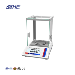ميزان دقيق SHDA بمنفذ تسلسلي RS232، سعة 100-600 جرام، دقة 0.001 جرام، شاشة LCD للاستخدامات الكيميائية والصيدلانية - Product Image 2
