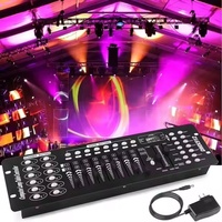 Console de contrôle d'éclairage de scène Shiyi Mini Operator DMX192/DMX512 500W 110V AA à piles, pour intérieur/extérieur
