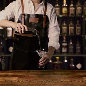 Wholesale 100% Original Premium Quality Leather Outdoor Sports <b>Chef</b> <b>Apron</b> Custom Logo Colors Apparel Unisex Custom Made Size - Product Image 3