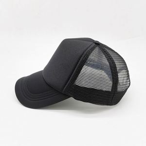 Casquettes de camionneur en denim 100% coton, brodées avec logo personnalisé, style hip-hop, vente en gros - Product Image 2