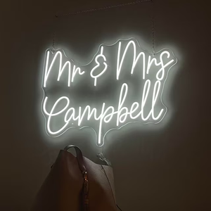 Panneau néon personnalisé à led, en néon, flexible, pour signe de mariage, 110v, personnalisé - Product Image 2