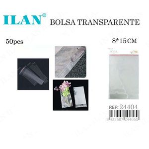 Borsa trasparente 8x15 cm sigillabile, 50 pezzi per la conservazione - Product Image 2