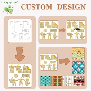 Tùy Chỉnh Bán Buôn Tùy Chỉnh Chất Lượng Cao Tre Thoải Mái Toddler Trang Phục Dệt Kim Vải Đồ Ngủ Quần Áo Thiết Lập Tre Quần Áo Trẻ Em - Product Image 5