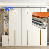 Panneau en nid d'abeille en aluminium A2 pour la protection contre le feu, pour porte de placard de cuisine, porte de garde-robe, panneau de décoration de meubles