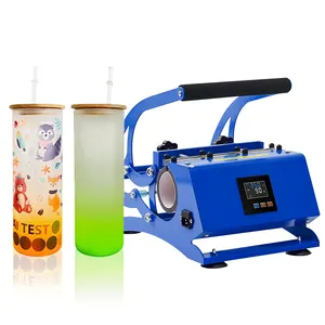 Mehrere Diy Bulk 30Oz Becher Becher Craft Wärme presse Maschine Sublimation Bilder Hitze und Presse Maschine für Glas