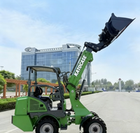 KATOCASE Diesel Mini-Radlader 0,45m Schaufelkapazität 1000kg Getriebemotorpumpe Lager Hocheffiziente Technik