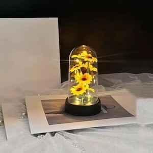 Regalo de Graduación, Pequeño Set de Girasoles de Plástico, Regalo para el Día de la Madre, para Esposa, para Mamá, Regalo de San Valentín, Flor Eterna, Regalo de Cumpleaños - Product Image 2