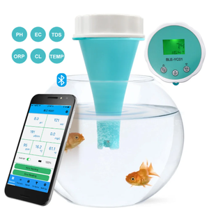 BLE-YC01 intelligent en ligne Blue dent eau <span class=keywords><strong>chlore</strong></span>/<span class=keywords><strong>pH</strong></span>/EC/ORP/TEMP 6 en 1 mètre <span class=keywords><strong>PH</strong></span> mètre haute précision <span class=keywords><strong>testeur</strong></span> de qualité de l'eau - Product Image 6