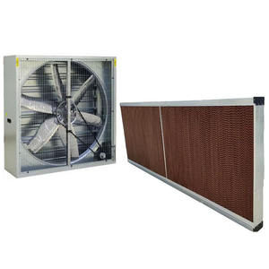 Agricoltura industriale tampone umido sistemi di raffreddamento a effetto serra circolazione ventilatori negativi - Product Image 6