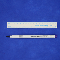 Marqueur médical permanent professionnel de 0,5 mm et 1,0 mm, sûr pour la peau, stérile, stylo de marquage chirurgical