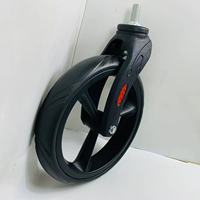Roulettes universelles en plastique de 8 pouces avec amortisseur pour déambulateur
