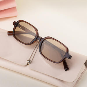 Lunettes de soleil carrées pour femmes Ks-3917, monture noire en TR, verres TAC, protection UV400, type 3, pare-soleil, mode extérieure - Product Image 4