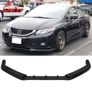 Compatible con Honda Civic EK Sedan 4 Puertas 13-15, Alerón Delantero Estilo IKON V3 de PU, Accesorios Automotrices - Product Image 1