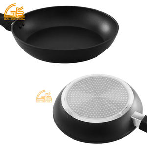Poêle à pizza en céramique forgée de 22 cm, compatible induction et <span class=keywords><strong>four</strong></span>, passe au lave-vaisselle, grand plateau à pizza pour restaurant et usage domestique - Product Image 3