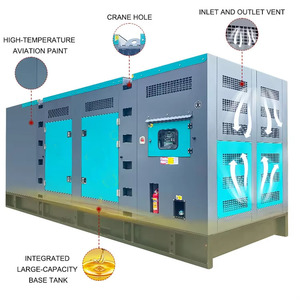 Groupe électrogène diesel industriel silencieux Perkins sur mesure 30 kW 50 kW 100 kW 200 kW, génération d'<span class=keywords><strong>électricité</strong></span> à énergie illimitée, portable avec ATS - Product Image 4