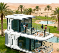 Maison Capsule Moderne Apple Cabin, Maison Préfabriquée, Tiny House, Maison Mobile, Design à 2 Étages, Villa Solaire avec Balcon, Vente en Gros Direct Usine