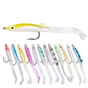 HAWKLURE Soft Lures Silicone Bait 85mm 2.3g Eel fish Sea Fishing lures Artificial fishing Tackle