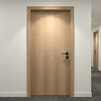 Porte intérieure acoustique en bois DJMI STC 38, panneau en contreplaqué insonorisé pré-monté, pour entrepreneur en rénovation résidentielle, porte en bois résidentielle