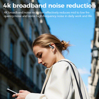 Écouteurs Sans Fil Miniso MS188 True Wireless, Écran HD, Qualité Sonore HiFi Sans Perte, Conception OWS, Casque Sport Traduisible par IA