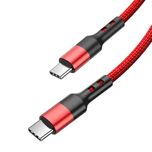 60W USB C到USB Type-C电缆PD QC 4.0快充数据线适用于Macbook samung S9加USB C电缆华为Mate 20