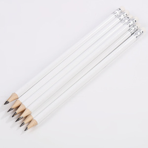 Migliore qualità affilato Logo OEM HB bianco rotondo HB <span class=keywords><strong>matita</strong></span> con gomma <span class=keywords><strong>per</strong></span> la riunione - Product Image 2