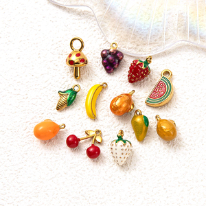 จี้ผลไม้ 3 มิติ รุ่นเฟียสต้า |   จี้เคลือบทอง 18K สำหรับทำเครื่องประดับ |   ไอเดียสำหรับทำสร้อยข้อมือและสร้อยคอแบบ DIY - Product Image 4