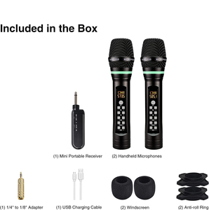 Professional BT Karaoke <b>Microphone</b> Inalambric Dynamic Handheld <b>Wireless</b> <b>Microphone</b> Portable for Communication - Product Image 5