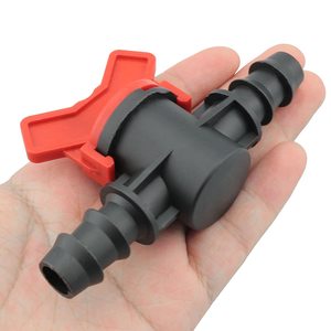 Vanne d'arrêt en plastique GREAT IRRIGATION 16 mm avec raccords cannelés pour <span class=keywords><strong>tuyau</strong></span> d'irrigation <span class=keywords><strong>goutte</strong></span> <span class=keywords><strong>à</strong></span> <span class=keywords><strong>goutte</strong></span> en PE - Product Image 3