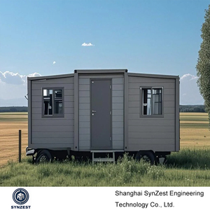 Maison préfabriquée moderne en conteneur pliable, 56 mètres carrés de surface habitable, L9000*W6200*H2480mm, appartement extérieur - Product Image 2
