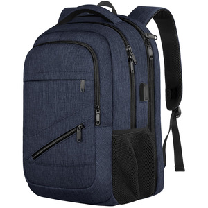 Laptop <b>Backpack</b> 16-Inch <b>Large</b> Capacity Business Travel Bag Multi-Functional Shoulder Bag Solid Color Neutral Gender - Product Image 2