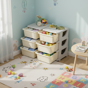 Comò e Contenitore Portaoggetti per Bambini, Unità di Stoccaggio per Bambini Prodotta in Cina, Modello AL1011 - Product Image 3