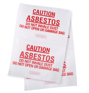 Factory wholesale Heavy duty plastic trash bag asbestos bag waste bin liner