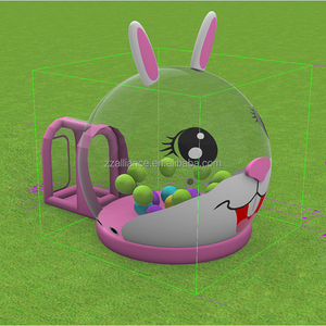 Dôme gonflable en forme de lapin pour location de <span class=keywords><strong>mariage</strong></span> ou d'anniversaire, tente bulle gonflable - Product Image 3