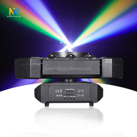 Projecteur laser mobile RUIEN 150W avec effets RGBW haute luminosité, contrôle DMX512, construction en aluminium pour DJ et discothèque