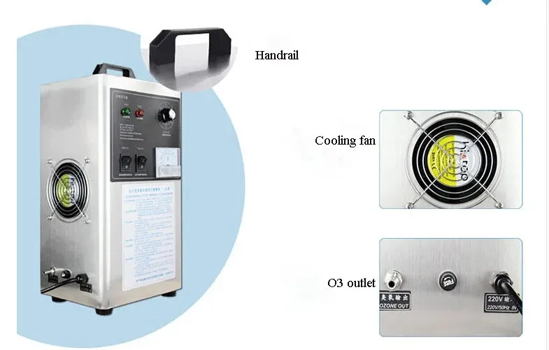 3 g/std. tragbarer luft- und wasseraufbereiter ozongenerator