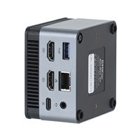 Mini PC Intel Celeron N5095 de 4 Núcleos y 4 Hilos, Estaciones de Trabajo, Mini Host, 8GB LPDDR4, 128GB SSD, Mini Computadora, Mini PC de Escritorio