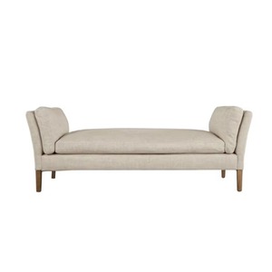 <span class=keywords><strong>Banc</strong></span> <span class=keywords><strong>contemporain</strong></span> avec pieds en chêne, revêtement en tissu de qualité supérieure, <span class=keywords><strong>design</strong></span> tendance, pour hôtel, appartement, chambre à coucher - Product Image 4