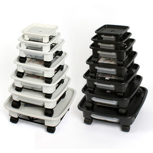 Plafarm Nouveau Design Plateau Carré en PP pour Pot de Fleurs avec Réservoir d'Eau, Protection du Sol pour Intérieur, Extérieur, Balcon et Jardin - Product Image 5