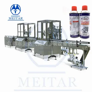 Hot Sale Automatic Filling Production Line for Aerosol Can in High Speed