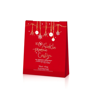 10180 Gold Stamped Santa Claus <b>Large</b> <b>Christmas</b> <b>Gift</b> <b>Bag</b> - Product Image 1