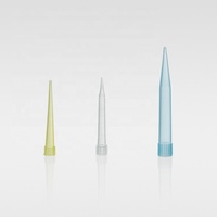 Embouts de pipette en plastique PP 10ul 200ul 1000ul, fournitures de laboratoire, jetables, stériles, transparents, bleus, jaunes, embouts de pipette filtrants