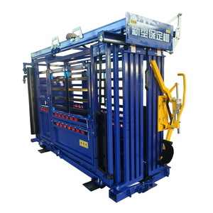 Cattle Crush Fence Trellis Hydraulic Livestock Handling Equipment Heavy Duty Steel Cattle Crush Chute - Product Image 6