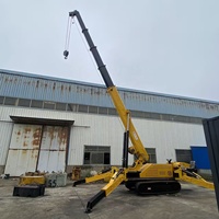 Grue d'araignée hybride électrique d'huile, Grue d'araignée mobile hydraulique, Mini grue d'araignée