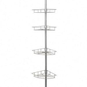 Modern Hot Sale New 4 Tier Metal Bathroom Bathtub Corner Adjustable Storage Organizer Rack Telescopic Shower <b>Shelf</b> - Product Image 1