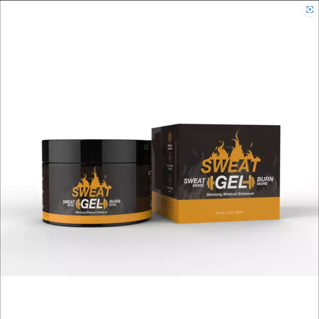 Private Label Sweat Gel Stick perdita di peso Workout Enhancer Cream con crema dimagrante all'olio di cocco