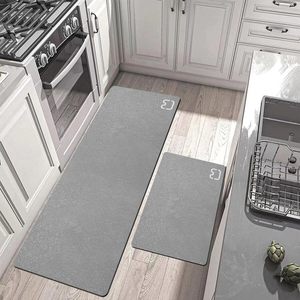 Machine Made Eco-Friendly Diatom Mud Cushion Toilet Water Absorption Pad Non-Slip <b>Footrest</b> Door Diatomite Stone Bath Mat - Product Image 3