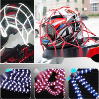 Filet de chargement universel élastique et écologique 30x30cm avec crochets pour moto/vélo et VTT
