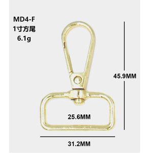 2025 thiết kế mới Hợp kim kẽm Snap móc kích hoạt móc cài-Clip Niken bền miễn phí cho da thủ công túi dây đai thắt lưng vải - Product Image 1