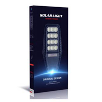 Lampe solaire ABS intégré, 300W, haute puissance, étanche IP65, lampe LED tout-en-un, 2 pièces